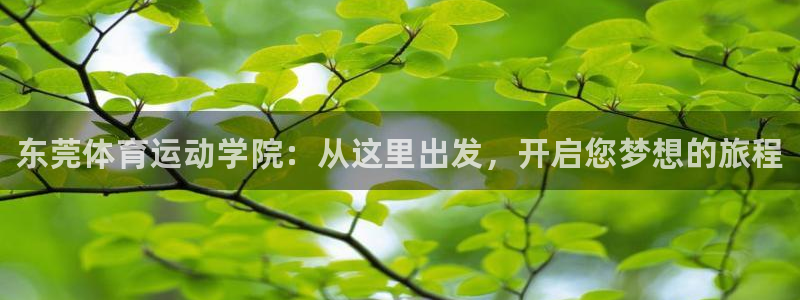 oety欧亿体育官网下载平台：东莞体育运动学院：从这